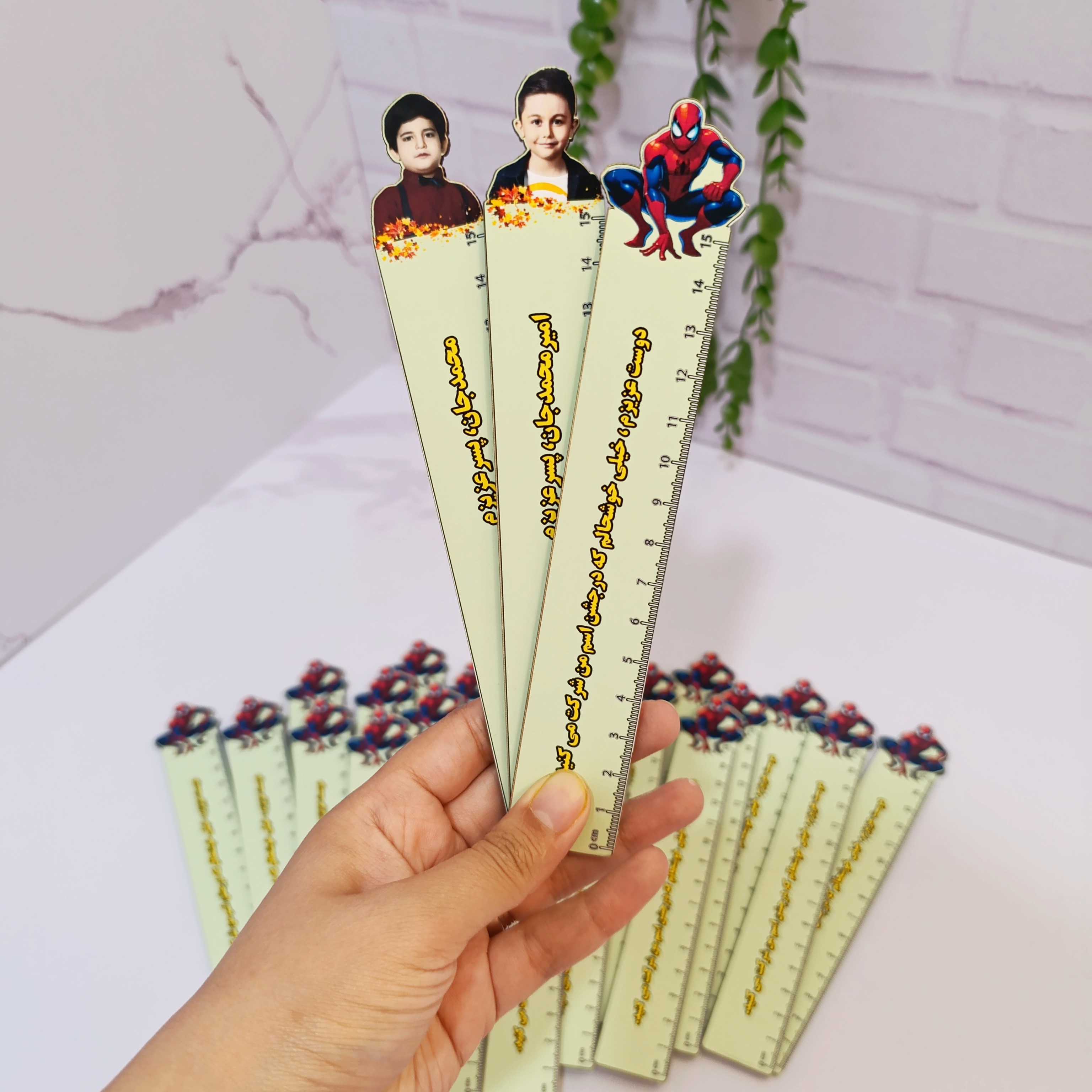 خط کش چوبی باتصویر دلخواه شما