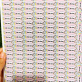 برچسب اسم کتاب و مداد ویژه دانش آموزان